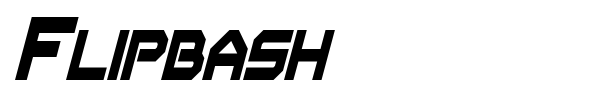 Flipbash font preview
